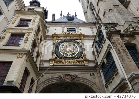 Large clock Rouen France Large clock Rouen France 42734376