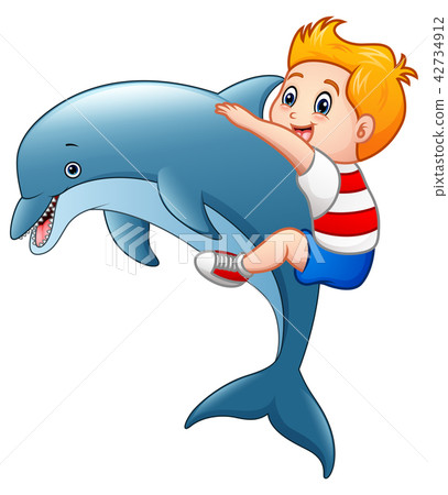 Sunday, Boy and Dolphin