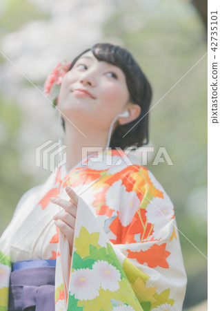 耳機 女生 女孩 42735101