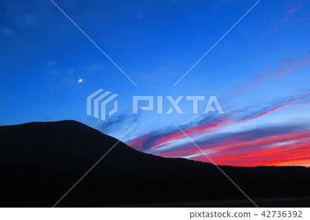 Sunset at Mt. Asama 42736392