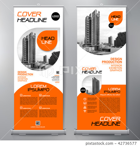 Business Roll Up. Standee Design. Banner Template Business Roll Up. Standee Design. Banner Template 42736577
