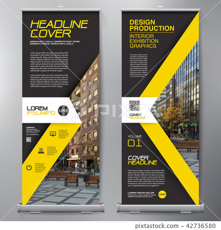 Business Roll Up. Standee Design. Banner Template Business Roll Up. Standee Design. Banner Template 42736580