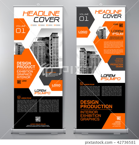 Business Roll Up. Standee Design. Banner Template Business Roll Up. Standee Design. Banner Template 42736581