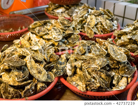 seafood in fish market 42737219