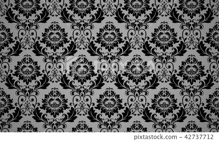 Wallpaper in the style of Baroque. Seamless vector 42737712
