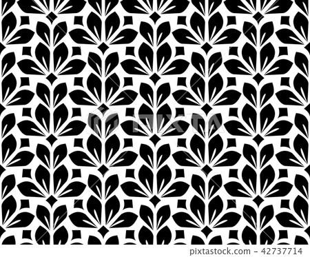 Flower geometric pattern. Seamless vector - Stock Illustration ...