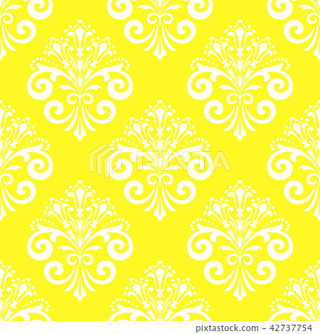 Wallpaper in the style of Baroque. Seamless vector Wallpaper in the style of Baroque. Seamless vector 42737754