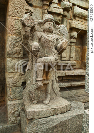 Dwarpala, Achyuta Raya temple, Hampi, Karnataka 42738069