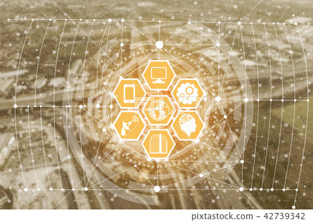 Smart city and wireless communication network. Smart city and wireless communication network. 42739342
