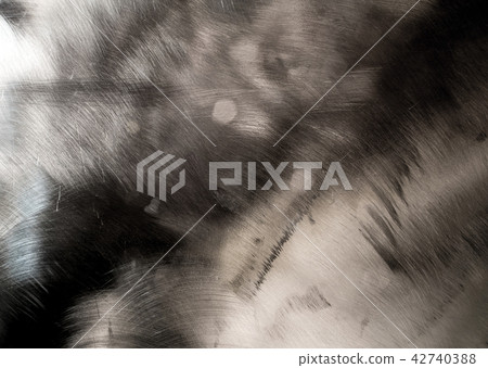 Texture of shiny scratch surface steel body of car 42740388