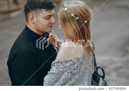 couple in city couple in city 42740804