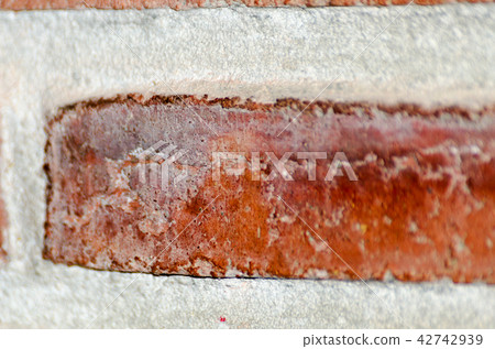 old brick placed in the wall old brick placed in the wall 42742939