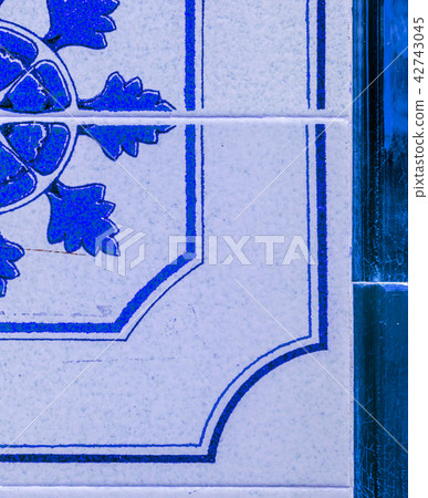 Traditional ornamental Spanish decorative tiles Traditional ornamental Spanish decorative tiles 42743045