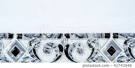 Traditional ornamental Spanish decorative tiles 42743046