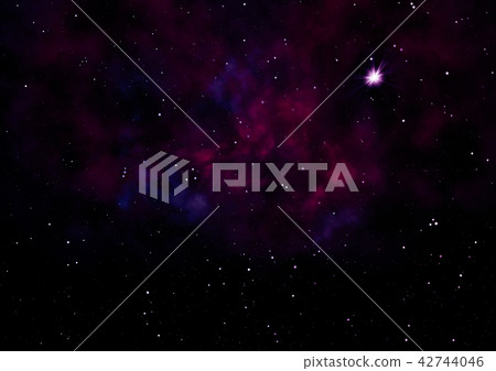 Small part of an infinite star field. 3D rendering Small part of an infinite star field. 3D rendering 42744046