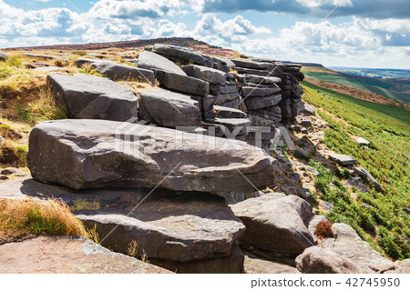 Stanage Edge, Peak District. UK Stanage Edge, Peak District. UK 42745950