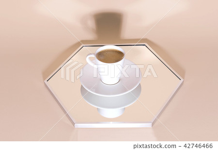 Morning coffee setup. 42746466
