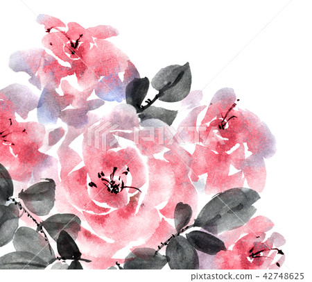 Pink roses bouquet 42748625