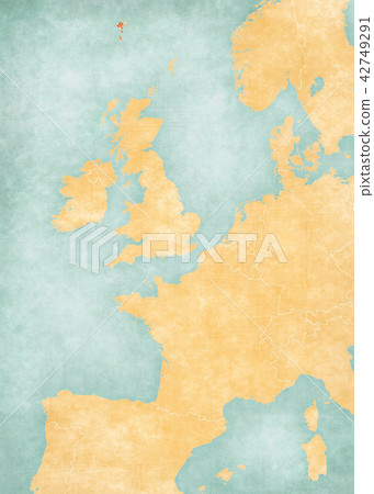 Map of Western Europe - Faroe Islands 42749291