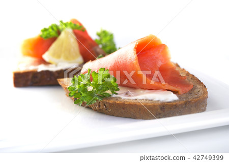 Two sandwiches 42749399