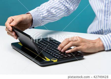 Keyboard, Hand, Business, Smartphone 42749428