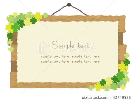 Clover sign - Stock Illustration [42749586] - PIXTA