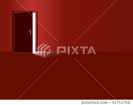 Red Room Open Door Incidence Of Light 42751708