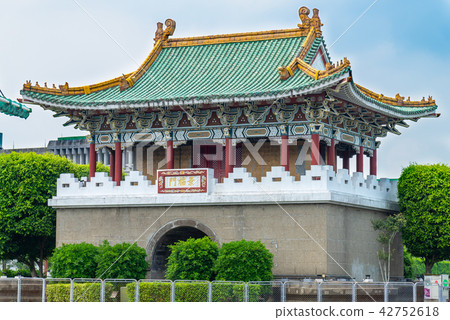 Taipei Attractions Jingfumen Taiwan Taipei Stock Photo