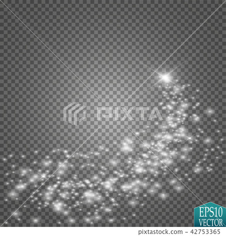 A bright comet with large dust. Falling Star. Glow light effect. A bright comet with large dust. Falling Star. Glow light effect. 42753365