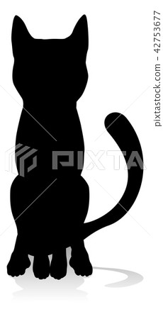 Cat Pet Animal Silhouette Cat Pet Animal Silhouette 42753677