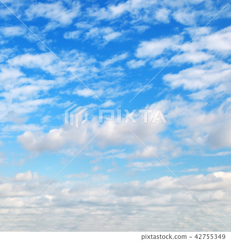 cumulus clouds in the blue sky. cumulus clouds in the blue sky. 42755349