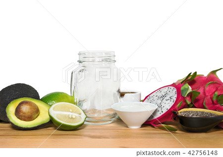 Ingridientes for energy smoothie. 42756148