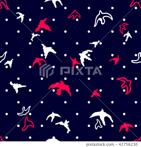 Birds flying in the sky. Birds flying in the sky. 42756230
