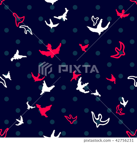 Birds flying in the sky. Birds flying in the sky. 42756231