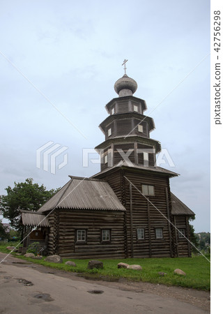 Ancient wooden temple Ancient wooden temple 42756298