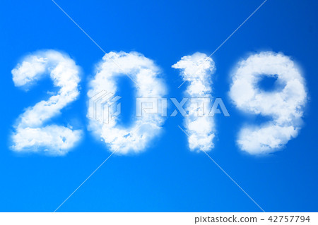 新年卡材料2019雲 新年卡材料2019雲 42757794