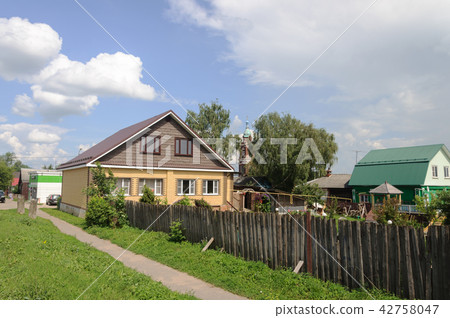 Street in small Russian town of Yuriev-Polsky Street in small Russian town of Yuriev-Polsky 42758047