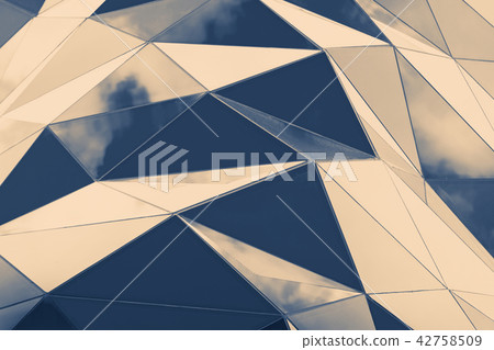 Modern facade. Modern facade. 42758509