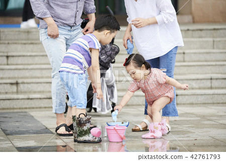 鬥，兒童，韓國 42761793
