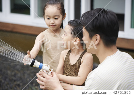 生活，花園，兒童，韓國 42761895