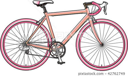 Bicycle color illustration road bike 42762749