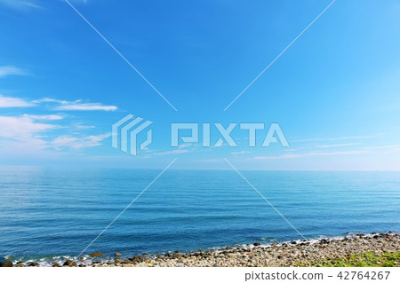 Hokkaido blue sky and the Sea of Okhotsk Hokkaido blue sky and the Sea of Okhotsk 42764267