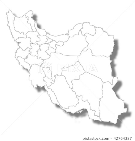 伊朗國家地圖圖標 伊朗國家地圖圖標 42764387
