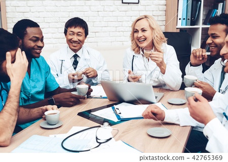 Multinational Doctor's Meeting. Resting Concept.. 42765369