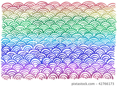 Qinghai wave water color rainbow color Qinghai wave water color rainbow color 42766173