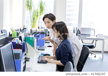 Business scene desk work 42766297