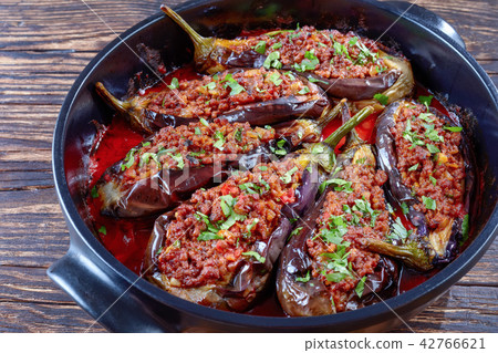 Karniyarik - Stuffed Eggplants in a dish 42766621