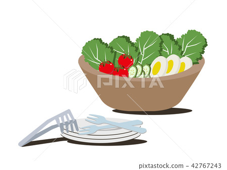 Illustration of a salad ball 42767243