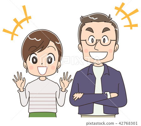 積極的alaphost男性和女性插圖-插圖素材 [42768301] - PIXTA圖庫