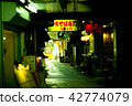 Retro shopping district 42774079